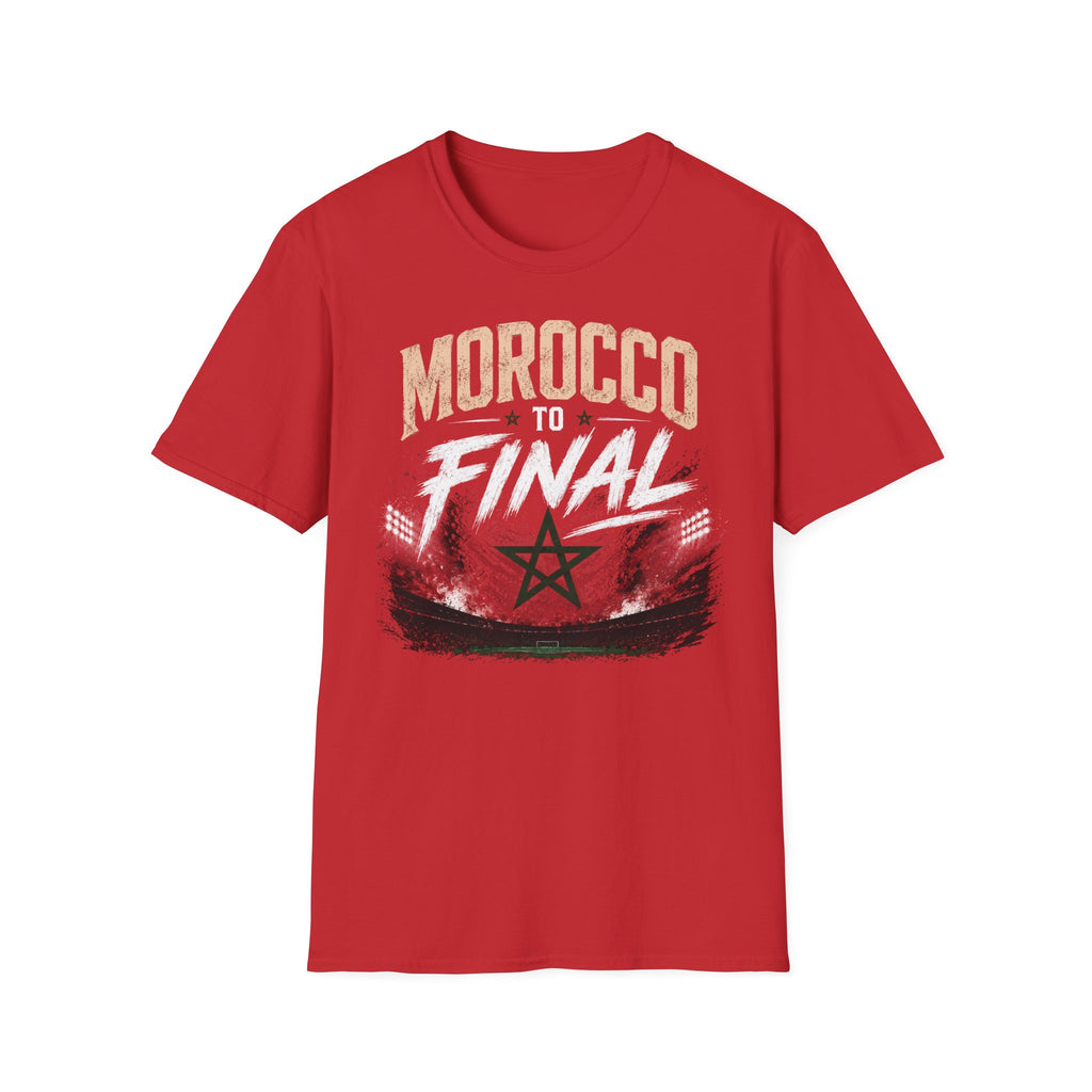 Morocco to Final T-Shirt — Soccer World Cup Fan Tee